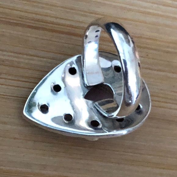 $78 Nicky Butler Estate Ring Sterling Silver 925 India Size 10 - Picture 10 of 11